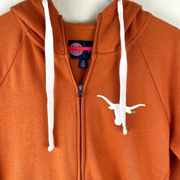 Texas Longhorn Hoodie Size Medium Full Zip G-lll By Carl Banks EUC - Picture 8 of 12